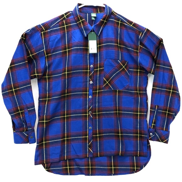 wild fable Tops - Wild Fable Oversized Button Down Flannel